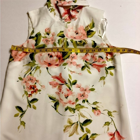 Alex Marie Ivory Pink Blush Floral Colorful Size 6 - Picture 6 of 11